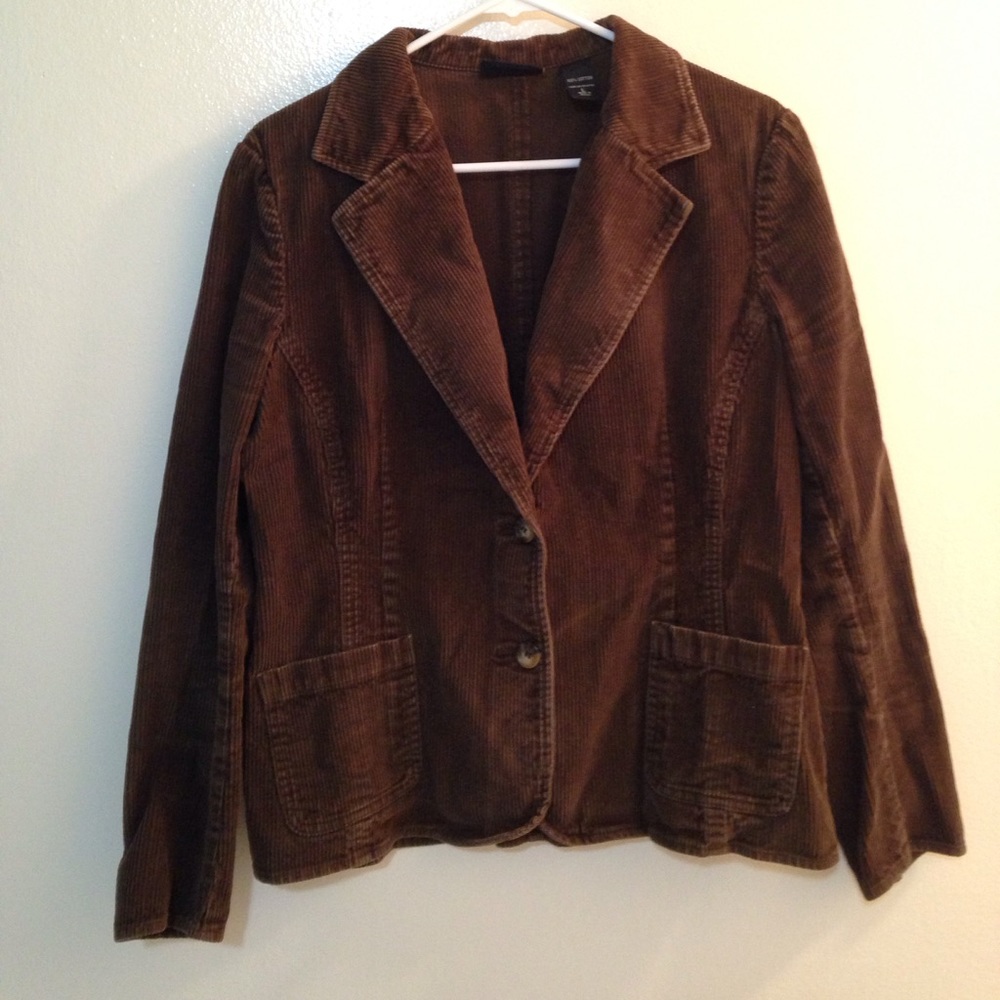Brown corduroy jacket