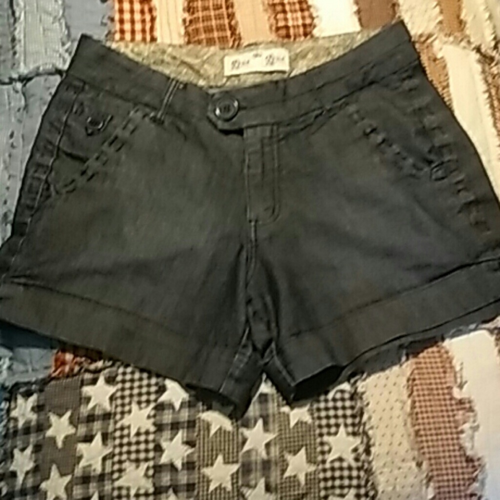 Soft " denim" cotton shorts! Size 8!