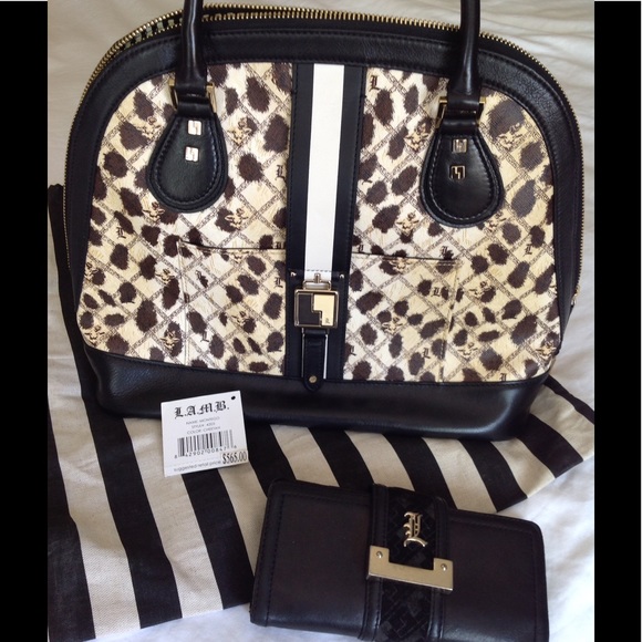 L.A.M.B Cheetah Montego Bowler Bag | RARE - Picture 2 of 8