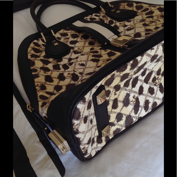 L.A.M.B Cheetah Montego Bowler Bag | RARE - Picture 3 of 8