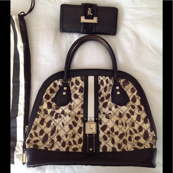 L.A.M.B Cheetah Montego Bowler Bag | RARE - Picture 7 of 8