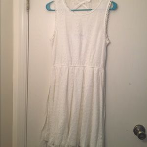 White lace dress