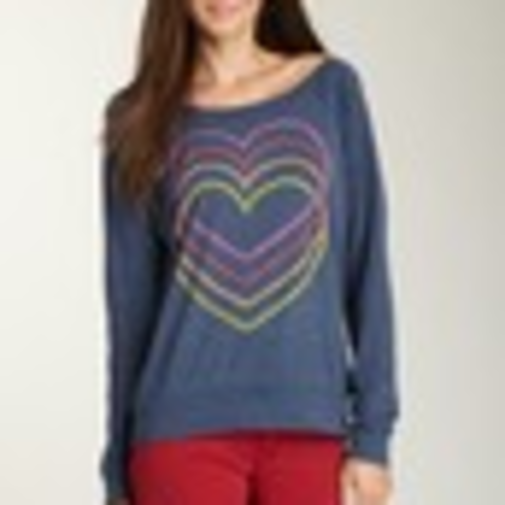 NEW MARKDOWN JUNKFOOD Hearts Pullover