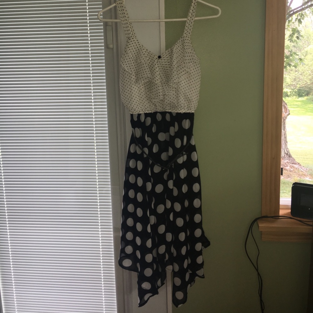 Cute Poka-Dot Dress- Size XS