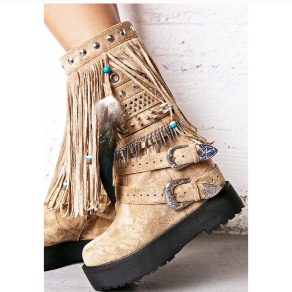 Current Mood Sedona platform western boot - Picture 2 of 6