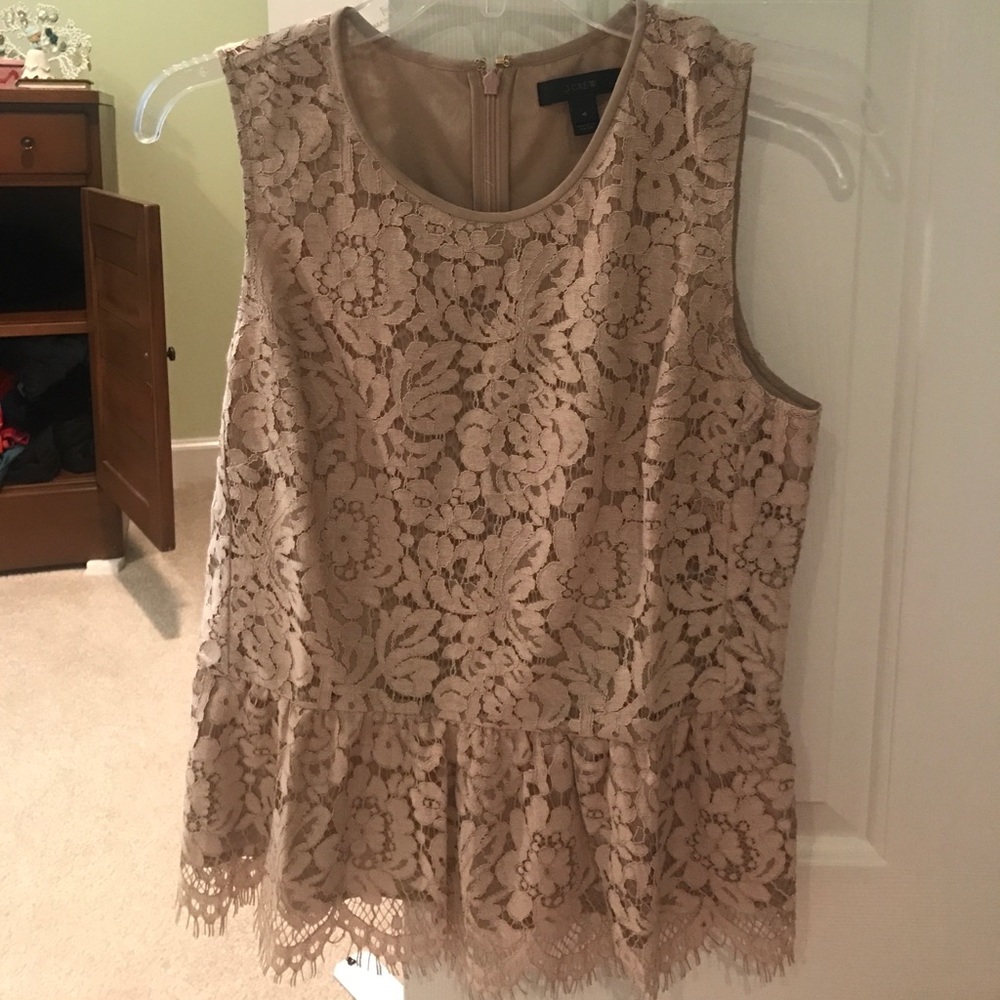 Lacy beige top
