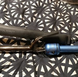 Chi flat iron and hot tools curling iron