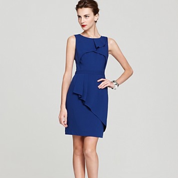 BCBGMaxAzria Siri Blue Depth Sleeveless Dress - Picture 3 of 4