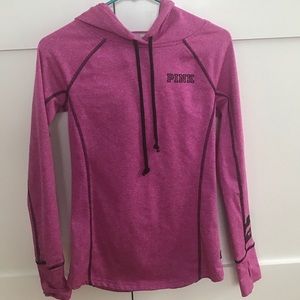Pink vs athletic sweatshirt
