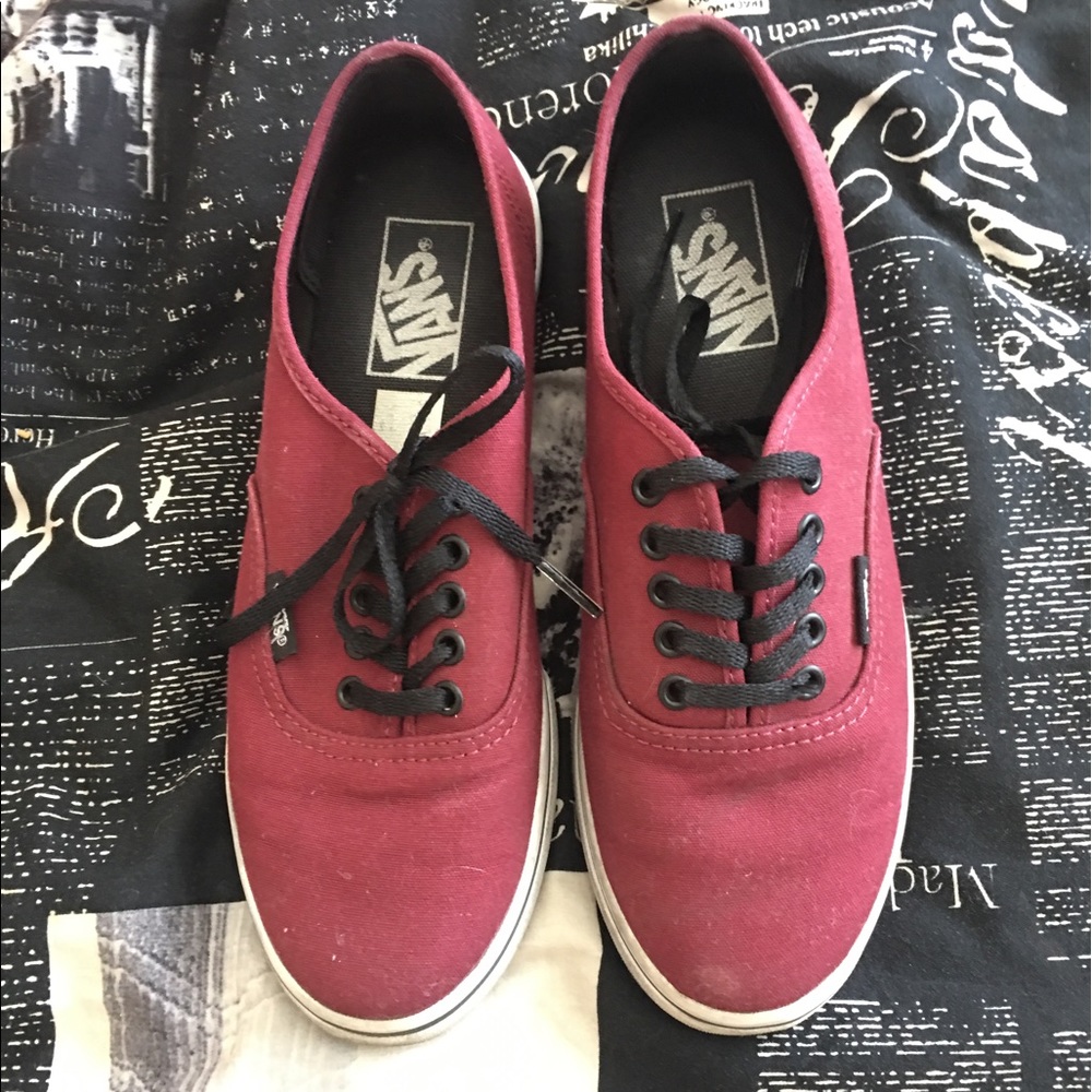 Maroon Vans