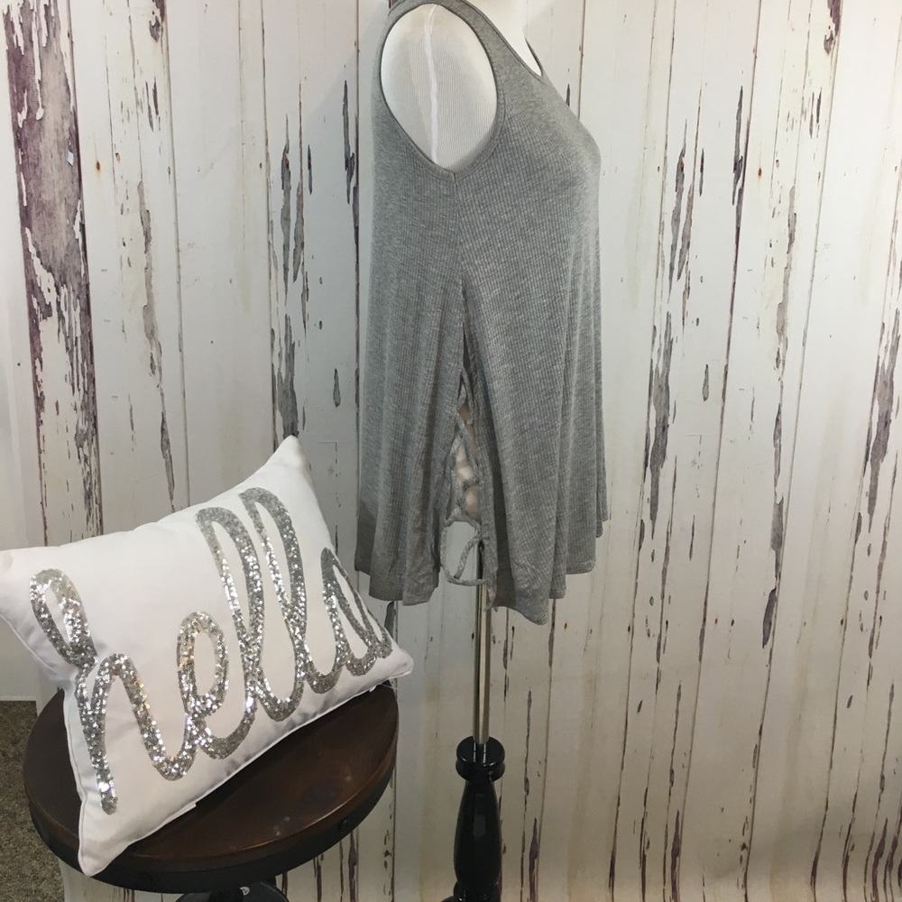 Tank with Laced Sides