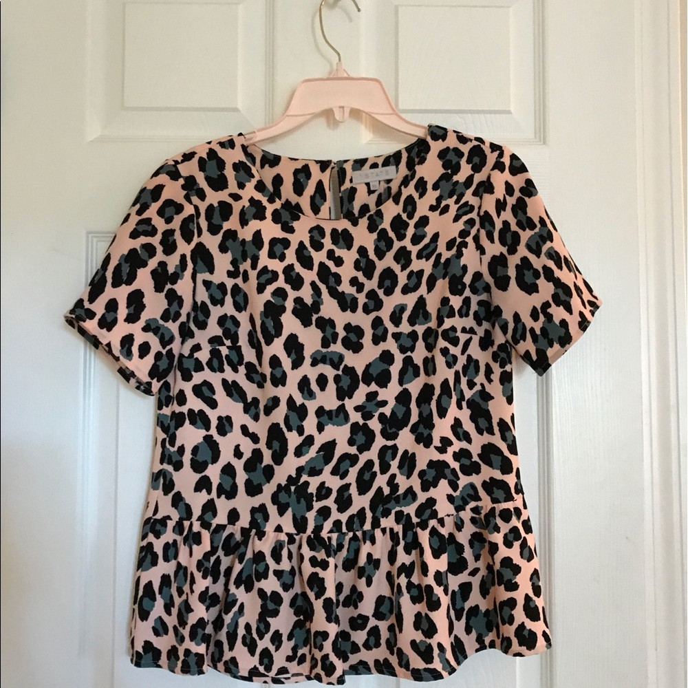 1 State xs peplum blouse NWOT
