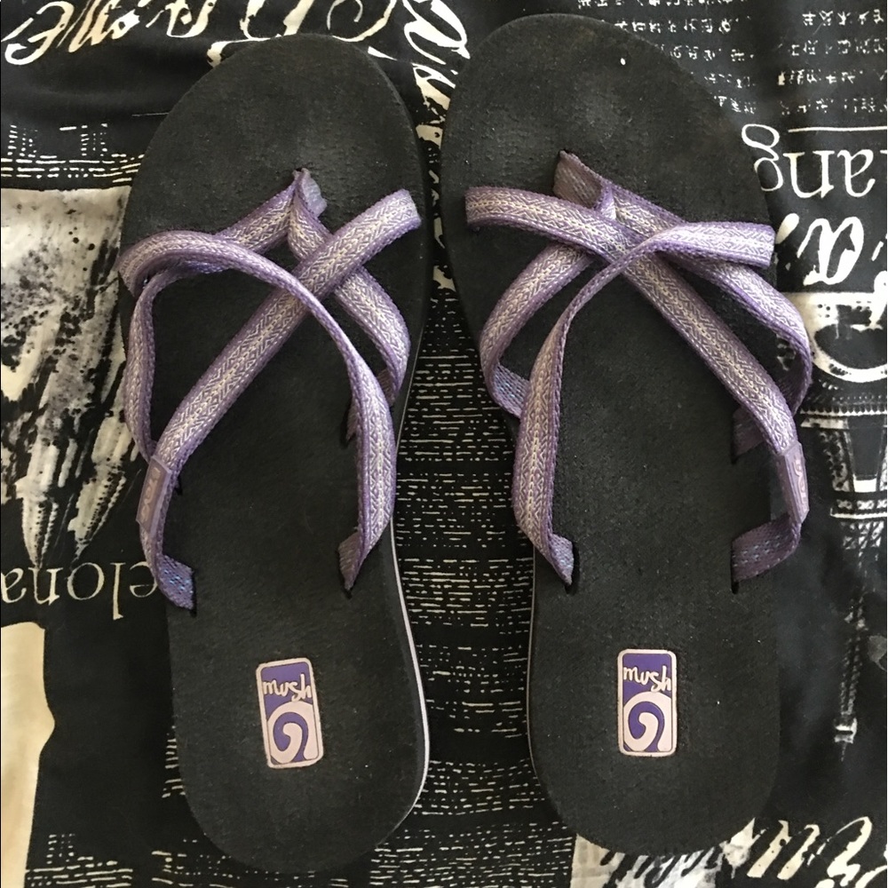 Purple Teva Sandals
