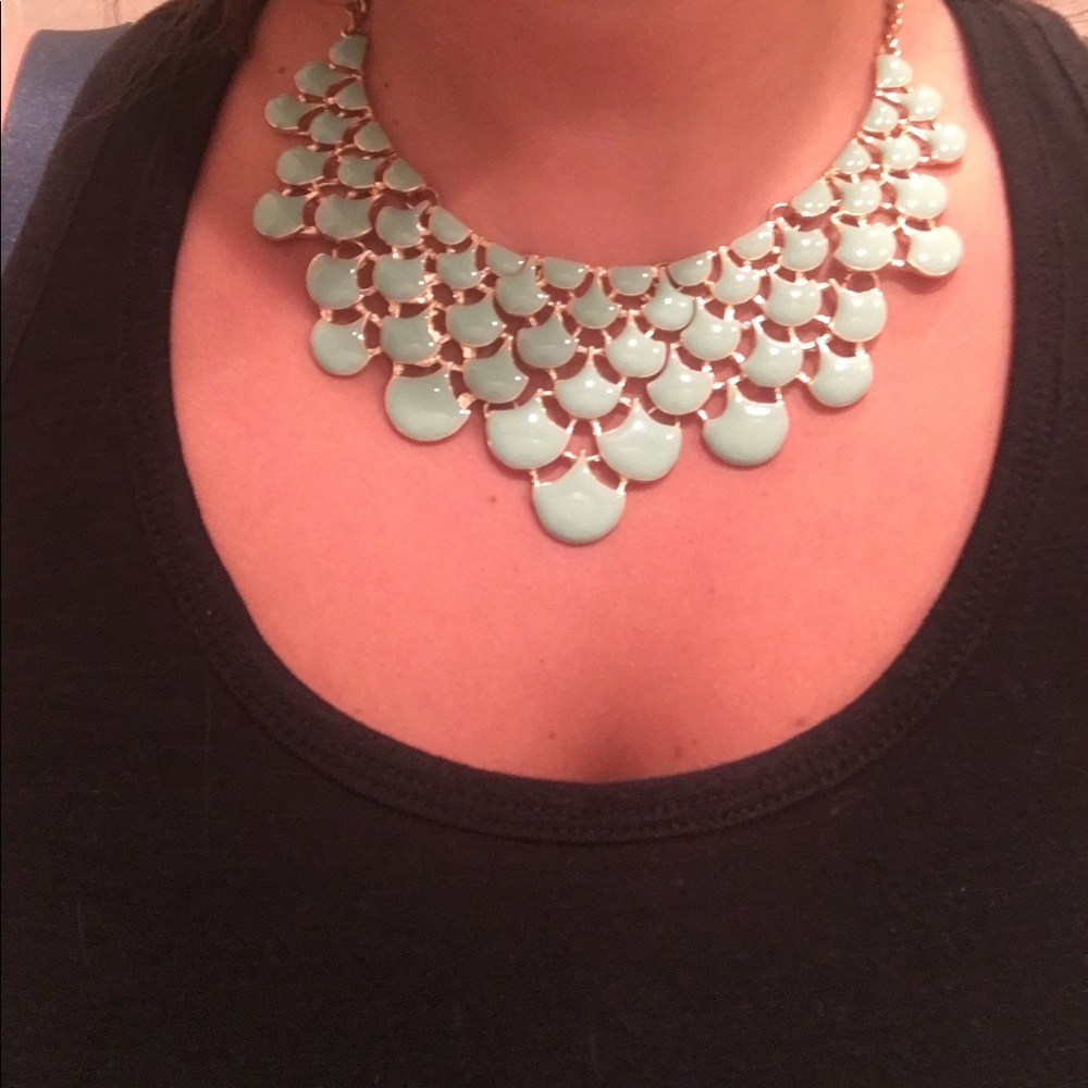 Macy's bib statement necklace