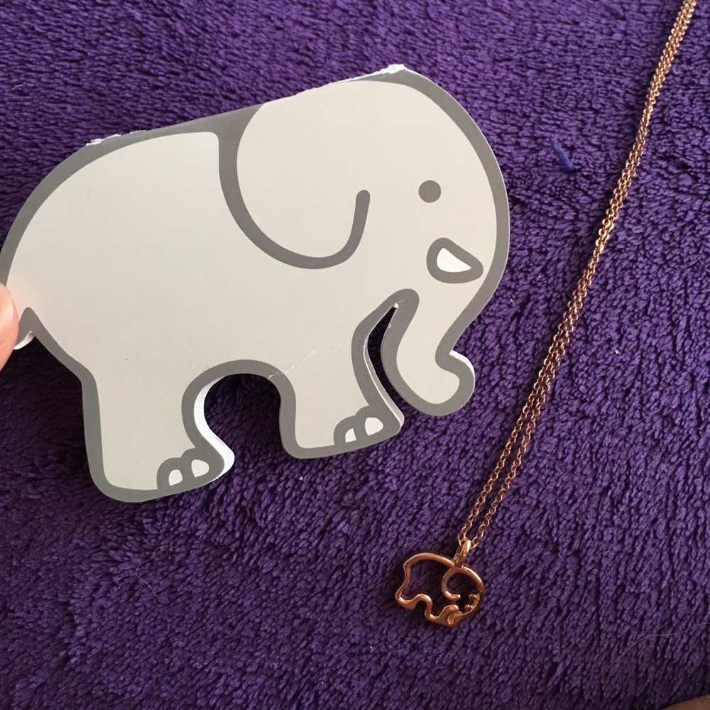Rose gold ivory Ella necklace