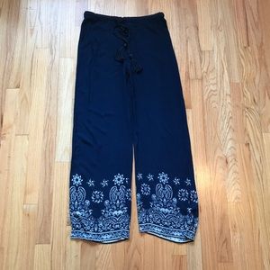 Alya patterned palazzo Boho hippie pants