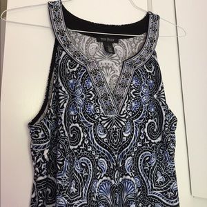White House Black Market Patterned Dress