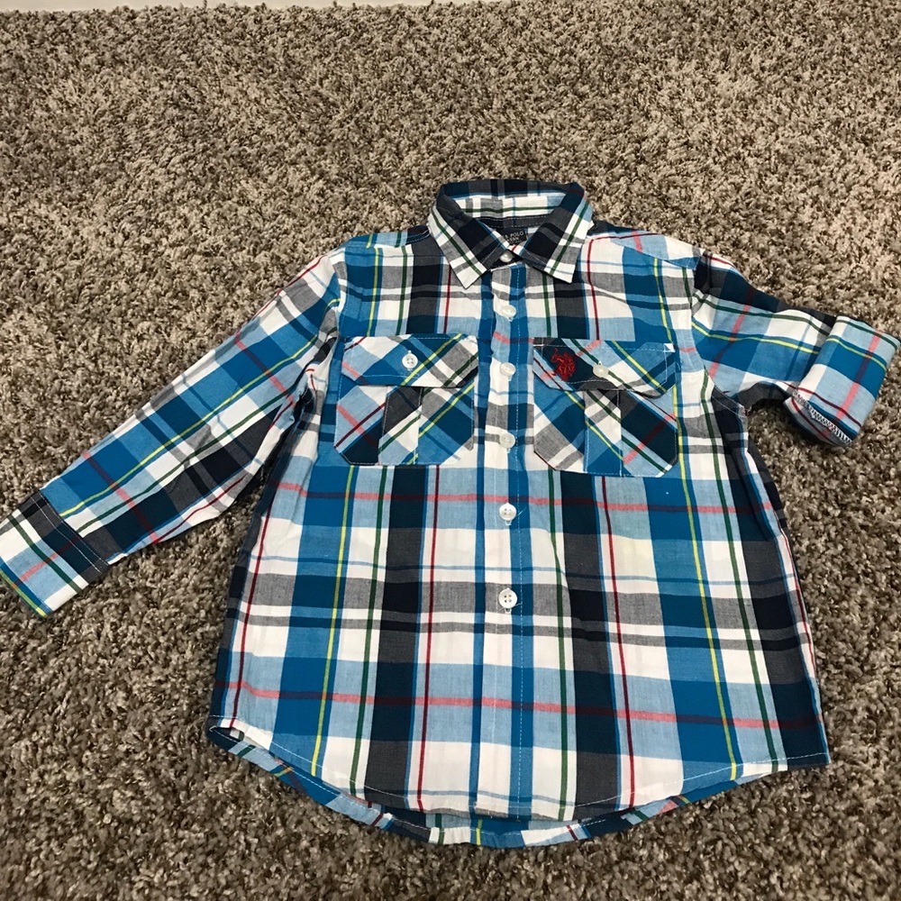New U.S. Polo Assn Plaid Shirt/ NO Trades