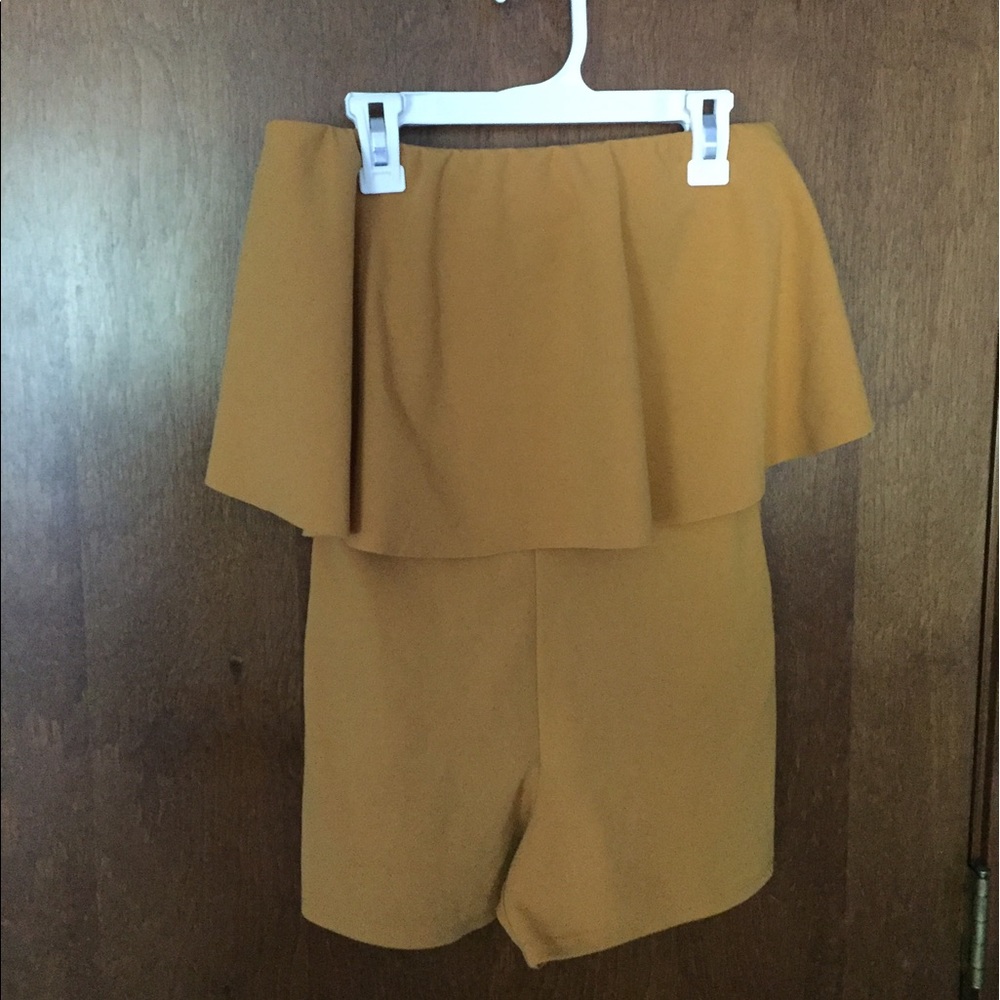 Yellow summer romper