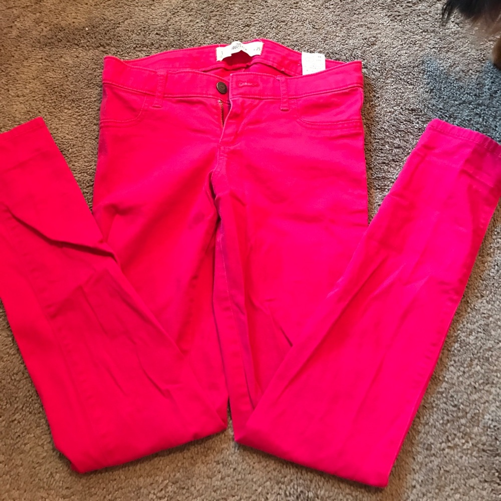 Pink jeggings