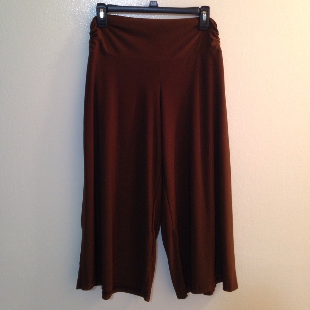 Brown palazzo pants