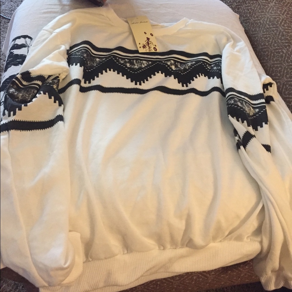Black And White long sleeve shirt