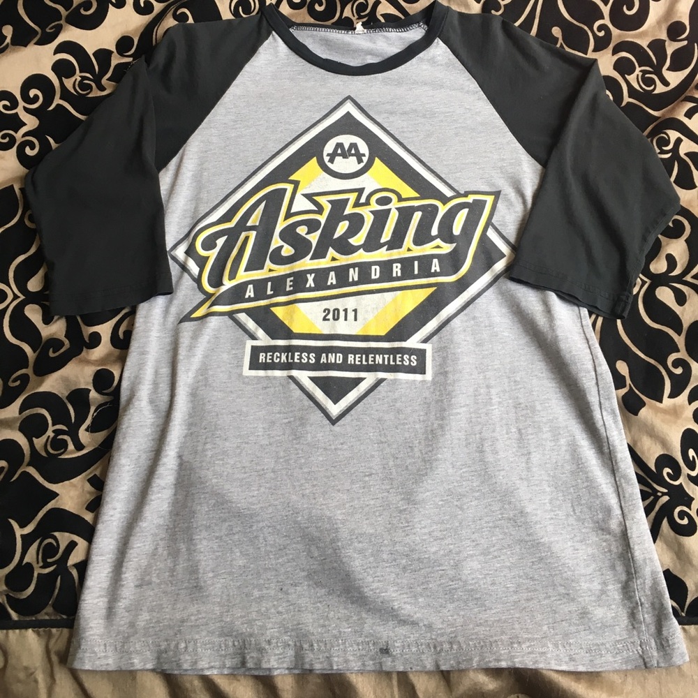 Asking Alexandria Baseball Tee