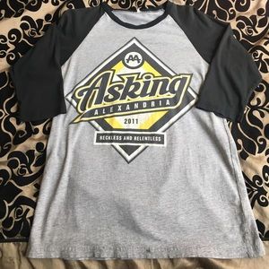 Asking Alexandria Baseball Tee