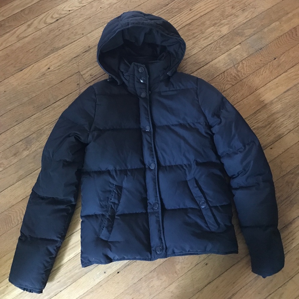J Crew black coat