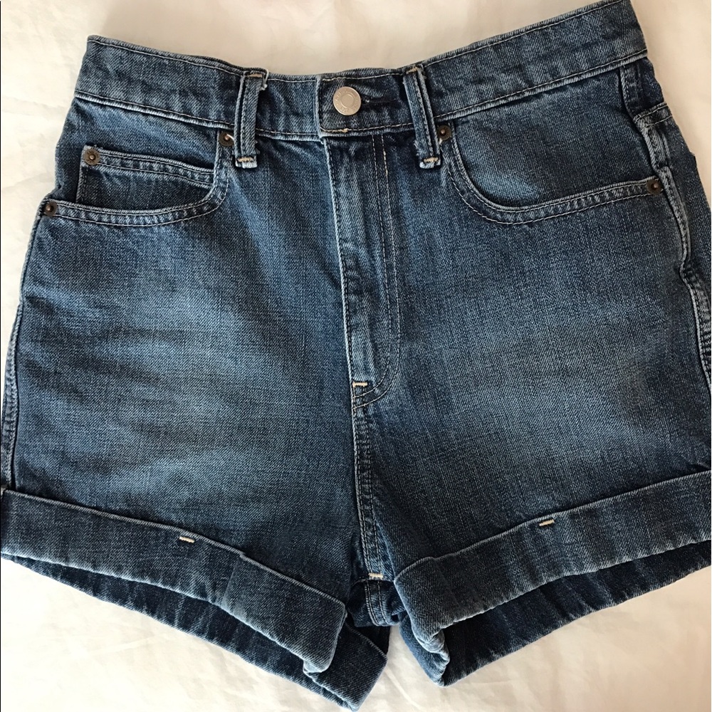Original high rise jean shorts