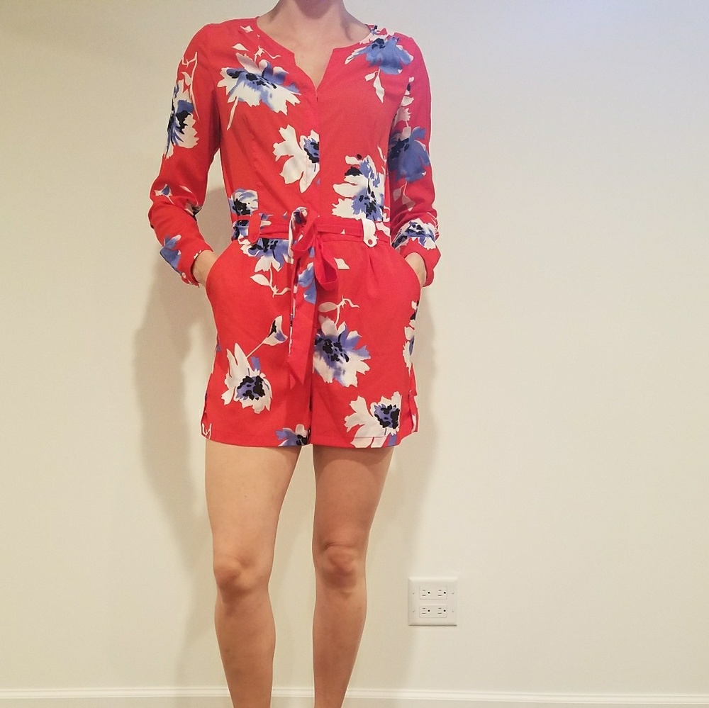 Long sleeve romper