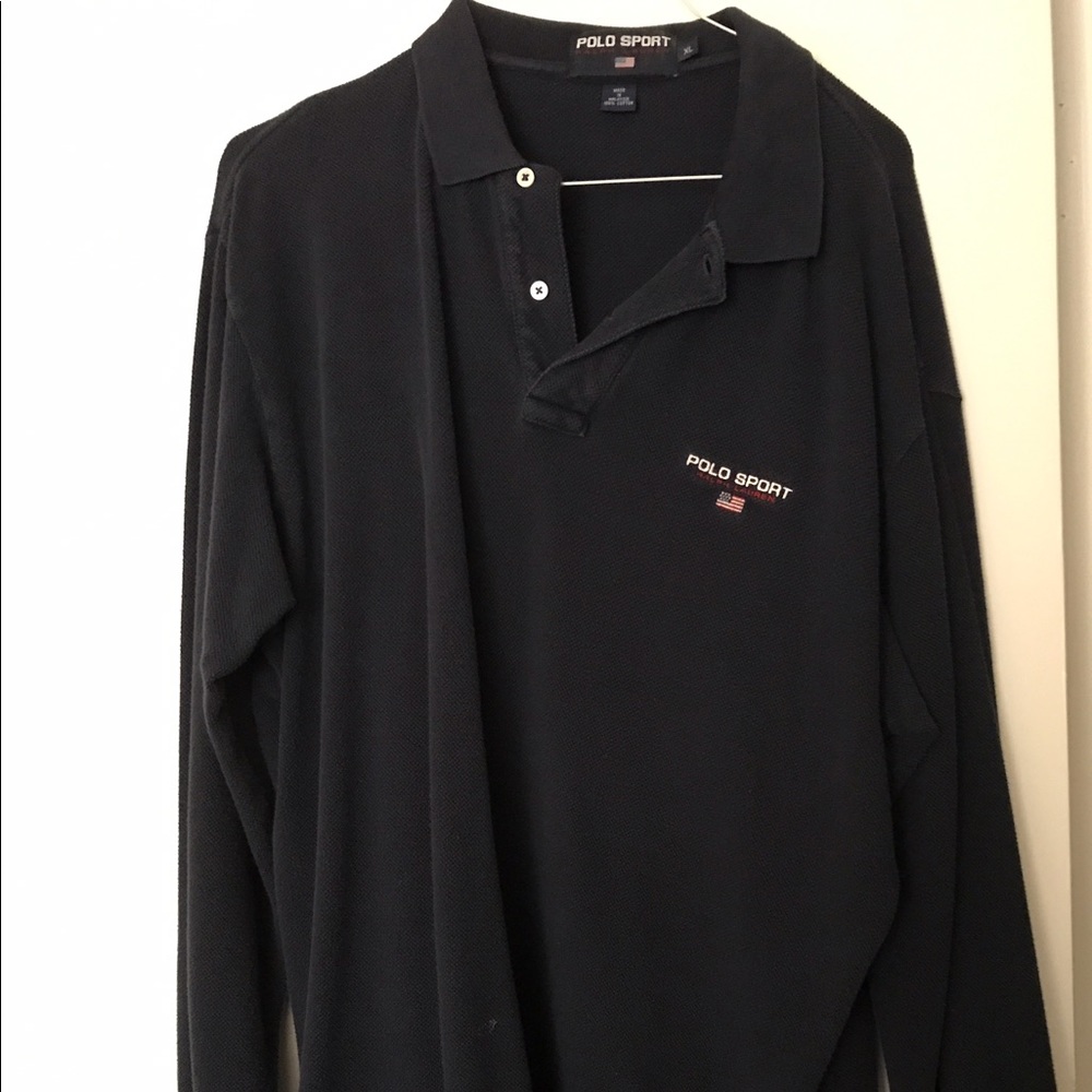 Polo Sport by Ralph Lauren.  XL, Navy, longsleeve