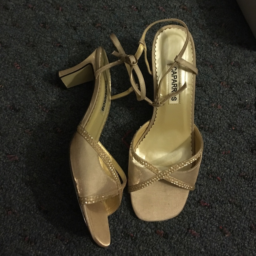 Caparros open toe heeled formal sandals
