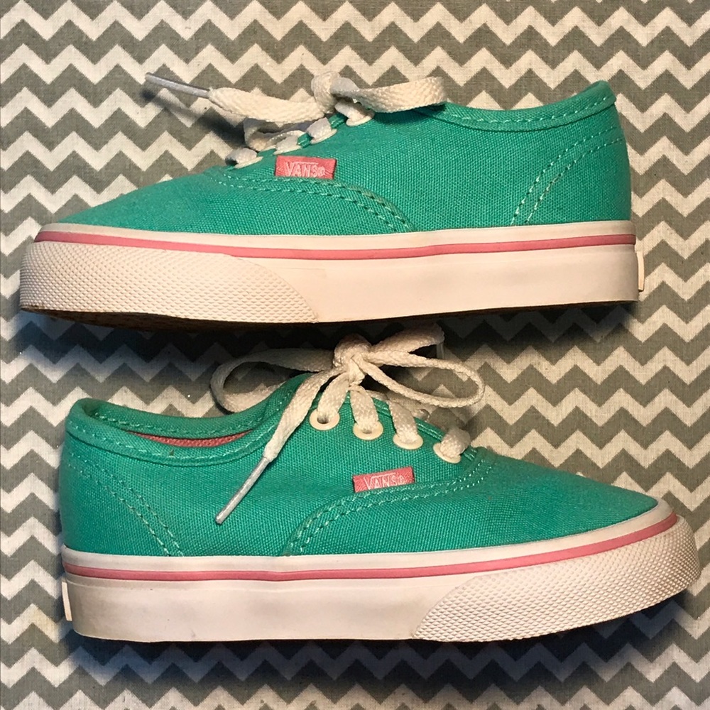 Toddler Girl Teal Vans