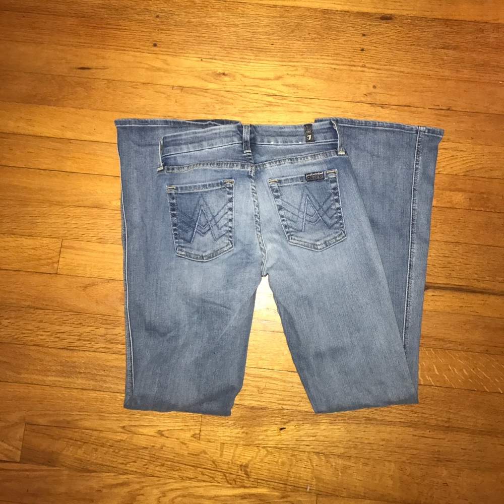 7 for all mankind jeans. lexie fit. "A" pocket