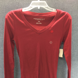 Aeropostale Long Sleeve V-Neck