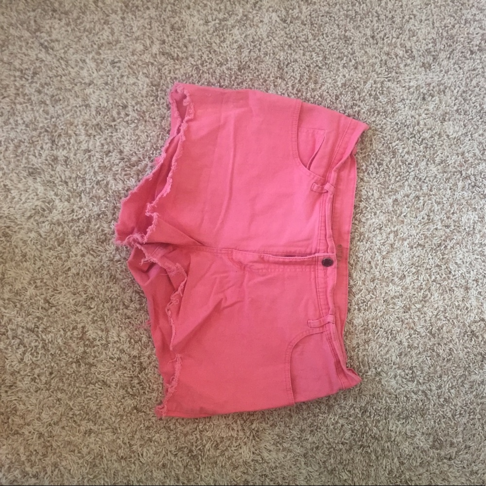Pink shorts