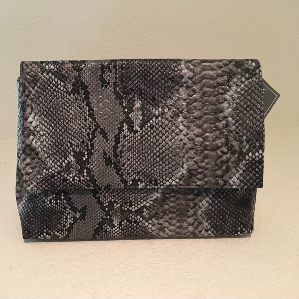 Faux Snakeskin Clutch accessory