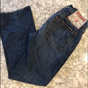 True Religion Men's medium wash jeans