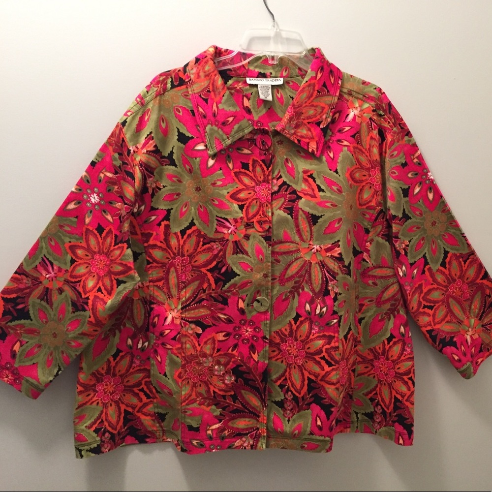 Bamboo Traders Tropical jacket/top