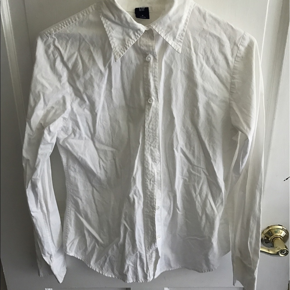 White button down