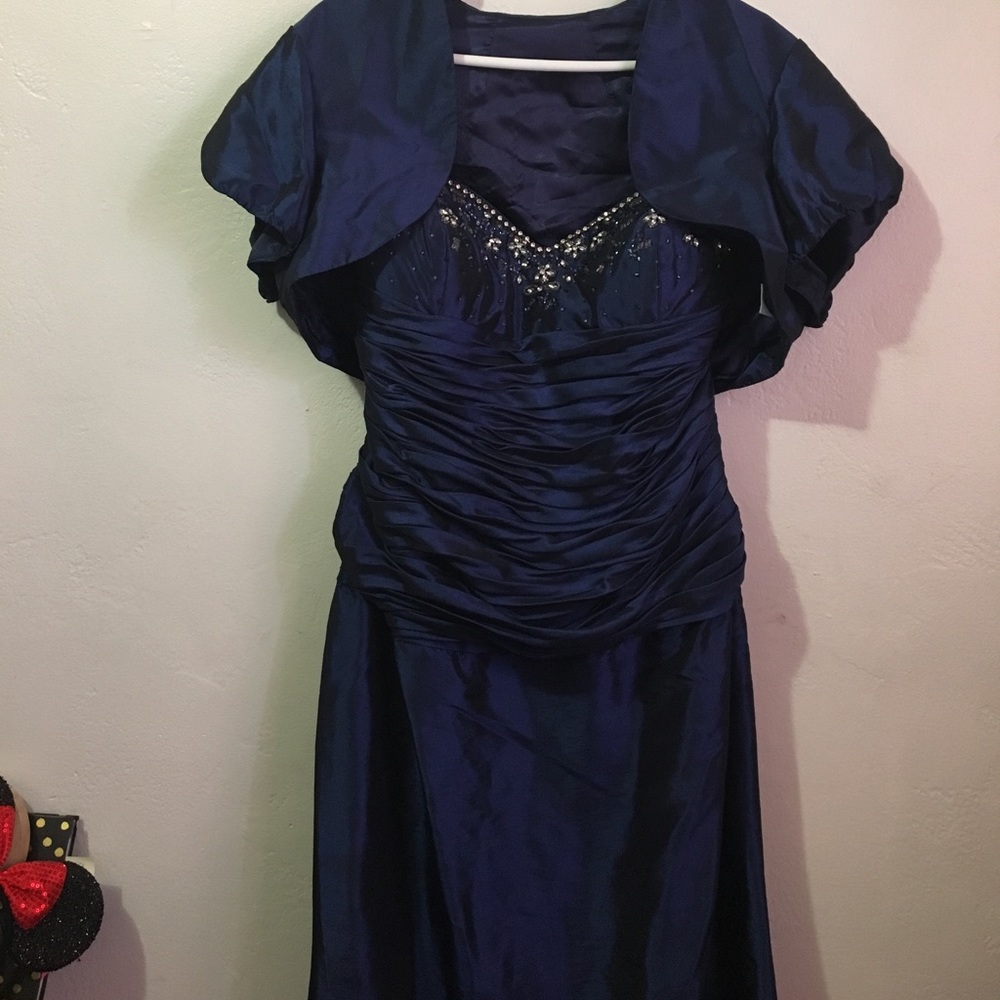 Night out blue dress