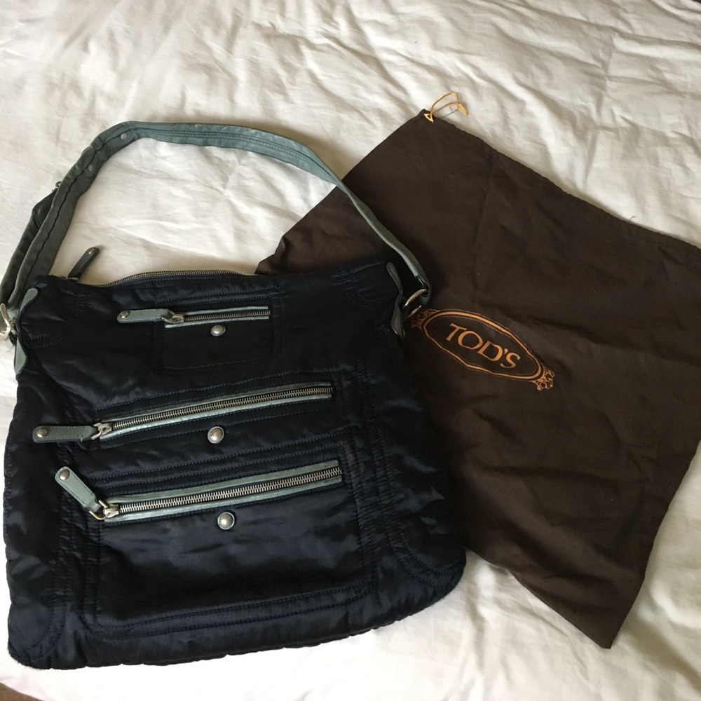 Tod's pash my crossbody/shoulder bag (blue navy)