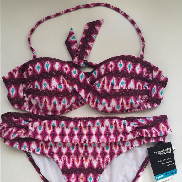 Kenneth Cole Other - NWT Kenneth Cole halter bandeau bikini set