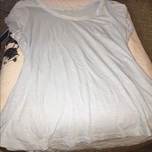 Baby blue banana republic shirt with pocket