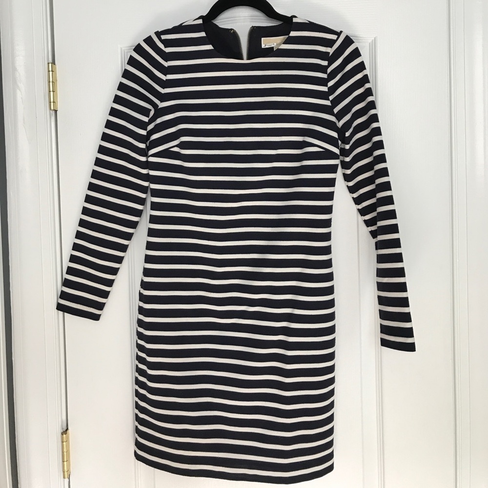Michael Kors striped knit dress