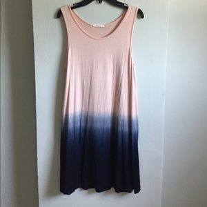 Dip dyed multi color dress