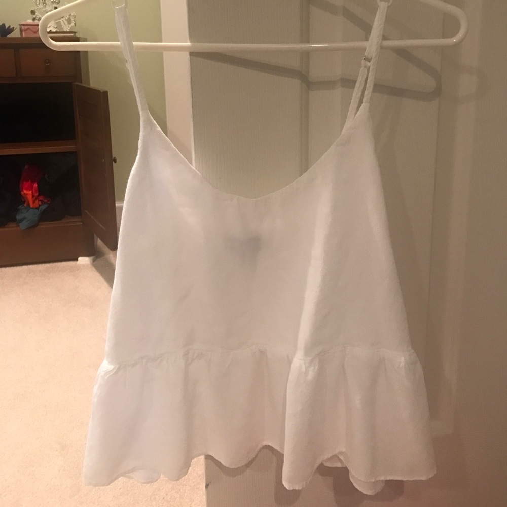 White tank top