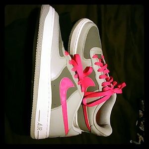 Girls nike air force ones