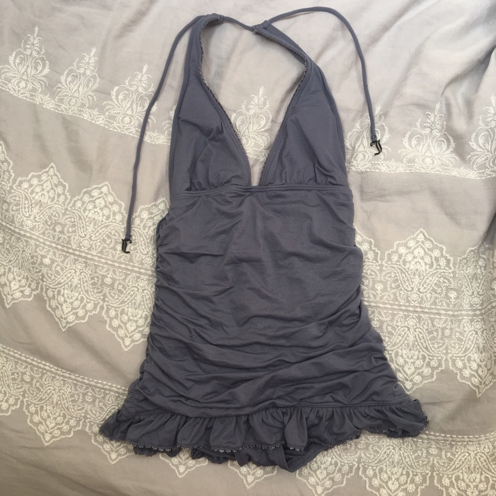 Juicy Couture Grey One-Piece Bathing Suit
